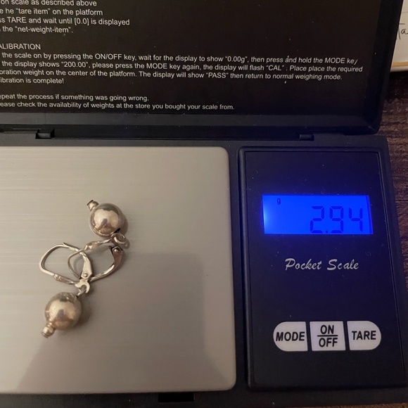 Elegant Sterling Silver 925 Ball Sphere Drop Leverback Earrings - Picture 4 of 5